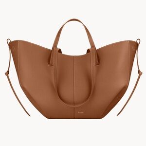 Polene cyme camel bag